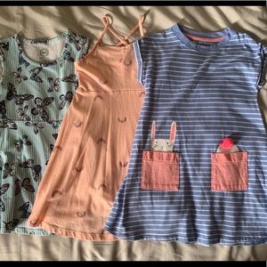Lot of 3 Dresses Size 4/5 Various Brands